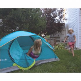 Coleman Wonder Lake Glow in the Dark Dome 4' x 7' Youth Tent, 1 Room, Teal