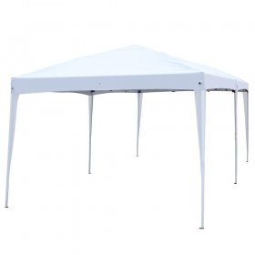 Zimtown 10' x 20' Pop Up Canopy Tent Waterproof Folding Tent w/6 with Carry Bag White