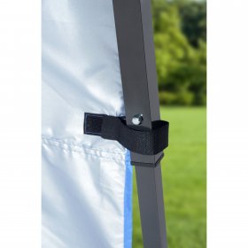 Quik Shade 167520DS Go Hybrid 7 x 7 ft. Slant Leg Canopy, Charcoal Cover Graphite Metallic Frame