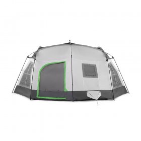 Tahoe Gear Ozark 16 Person 3 Season Family Cabin Tent w/ Fly Canopy, Beige