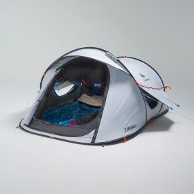 Decathlon Quechua 2 Second Fresh & Black, Waterproof Camping Tent, 2 Person
