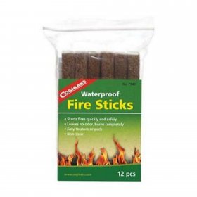 5PK Coghlan's Fire Sticks Brown Fire Starter 3 in. H x 1 in. W x 5 in. L 12/pk