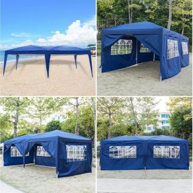 Zimtown 10' x 20' Pop-up Canopy Tent Instant w/6 with Carry Bag Blue
