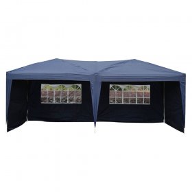 Zimtown 10'x 20' 4 Walls Pop Up Outdoor Instant Folding Wedding Canopy Party Tent Gazebo Ez