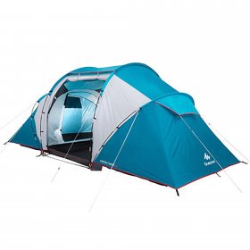 Decathlon Quechua, Waterproof Family Camping Tent, 4 Person, 2 Rooms
