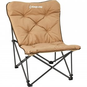 KingCamp Comfy Chair Folding Butterfly Dorm Chair Outdoor Adults Camp Chair with Padded Seats