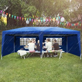 Zimtown 10'x 20' 4 Walls Pop Up Outdoor Instant Folding Wedding Canopy Party Tent Gazebo Ez