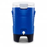 Igloo 5-Gallon Sports Rolling Water Cooler with Wheels Blue